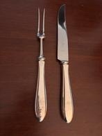 Verzilverd vleesbestek Van Kempen & Begeer, Antiek en Kunst, Antiek | Bestek, Ophalen of Verzenden