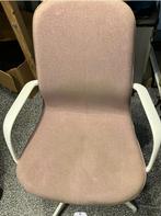 Used - IKEA LÅNGFJÄLL Desk Chair with Armrests, Ophalen, Gebruikt, Roze, Bureaustoel