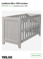 Interbaby London Ledikant 60x120 - Nieuw!, Kinderen en Baby's, Babywiegjes en Ledikanten, Ophalen of Verzenden, Nieuw, Ledikant