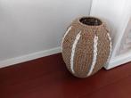 Ratan vaas Riviera  maison., Huis en Inrichting, Lampen | Lampenkappen, 25 tot 50 cm, Rond, Ophalen of Verzenden, Zo goed als nieuw