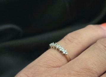 Gouden Vintage aanschuif ring diamanten Ca:0.20 ct. 2025/574 beschikbaar voor biedingen
