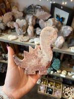 Roze amethist dino, Verzamelen, Mineralen en Fossielen, Ophalen of Verzenden, Mineraal