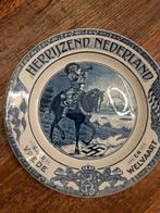 Wandbord - Herrijzend Nederland, Antiek en Kunst, Ophalen of Verzenden