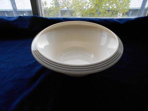 Antieke puntgave Mosa plateel schaal, 1940, slechts 12.50., Antiek en Kunst, Antiek | Servies los, Verzenden