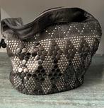 Ibana Rouge. Prachtige leren schoudertas., Ophalen of Verzenden, Zo goed als nieuw, Grijs, Leer