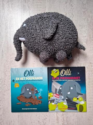 Olli olifant knuffel en prentenboeken  beschikbaar voor biedingen