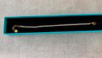 Stainless steel gouden tennis armband, Sieraden, Tassen en Uiterlijk, Armbanden, Ophalen of Verzenden, Nieuw, Goud, Goud
