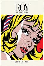 Roy Lichtenstein - Sixties Art - ArtPrint op Canvasdoek, Ophalen of Verzenden