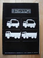 GINAF Brochure / Mapje ca 1977, Boeken, Auto's | Folders en Tijdschriften, Ophalen, Zo goed als nieuw, Overige merken, GINAF