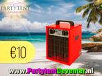 Feestje! Heaters tehuur + evt Party tent 6x3 / statafel etc, Ophalen, Nieuw
