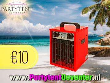 Feestje! Heaters tehuur + evt Party tent 6x3 / statafel etc beschikbaar voor biedingen