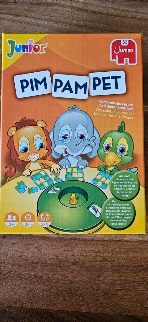 pim pam pet junior, Hobby en Vrije tijd, Gezelschapsspellen | Kaartspellen, Nieuw, Ophalen of Verzenden