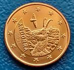 Andorra 1 Eurocent - 2021 UNC, Postzegels en Munten, Munten | Europa | Euromunten, Verzenden, Overige landen, Losse munt