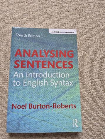 Analysing Sentences beschikbaar voor biedingen