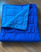 Deken sprei blauw blauwe, Ophalen of Verzenden, Gebruikt