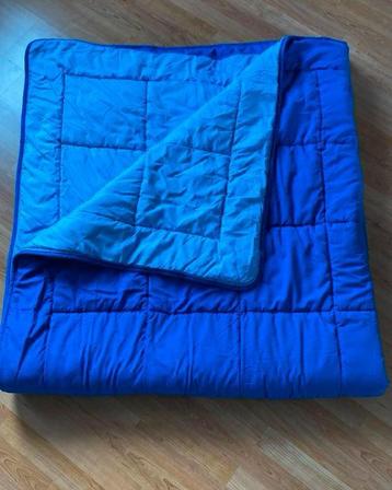 Deken sprei blauw blauwe beschikbaar voor biedingen