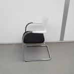 Vitra Visavis vergaderstoel - zwarte stof, Huis en Inrichting, Stoelen, Ophalen of Verzenden, Gebruikt, Stof, Vijf, Zes of meer stoelen
