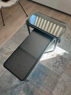 Salontafel zwart marmer in mangohout, Huis en Inrichting, Tafels | Salontafels, Ophalen, 50 tot 100 cm, Rond, 50 tot 100 cm