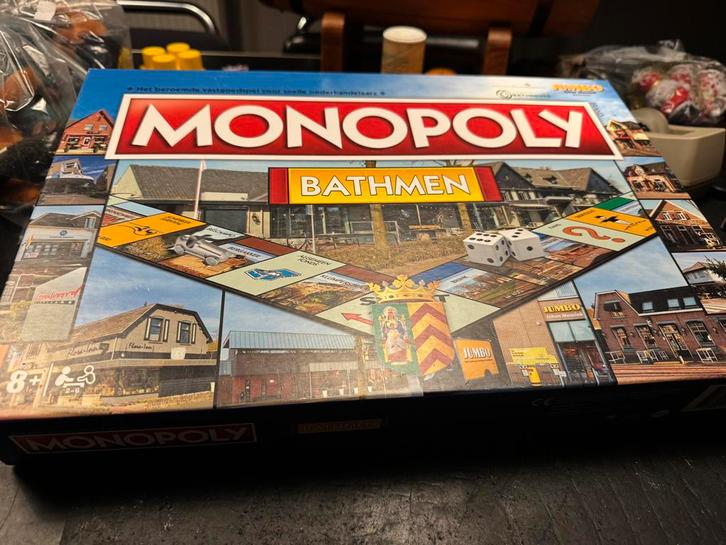 Monopoly Bathmen editie nieuw!, Hobby en Vrije tijd, Gezelschapsspellen | Bordspellen, Nieuw, Ophalen