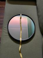 Ronde spiegel metaal diameter 40 cm, Minder dan 50 cm, Rond, Ophalen of Verzenden, Zo goed als nieuw