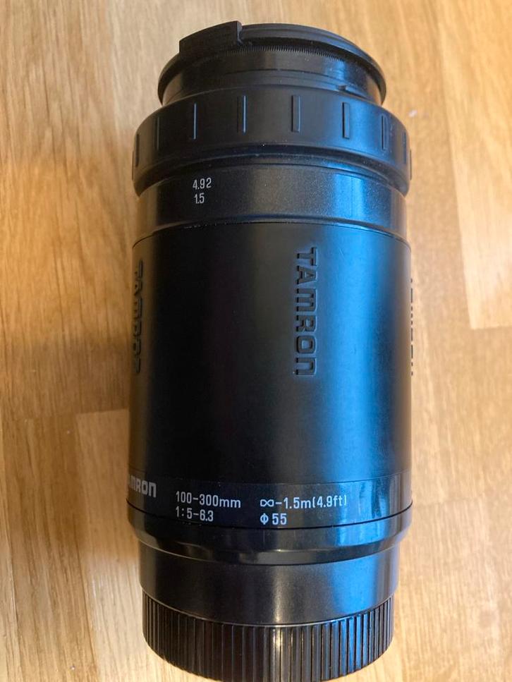Tamron 100-300mm AF Telelens inc filter en doppen, Audio, Tv en Foto, Fotografie | Lenzen en Objectieven, Gebruikt, Telelens, Zoom