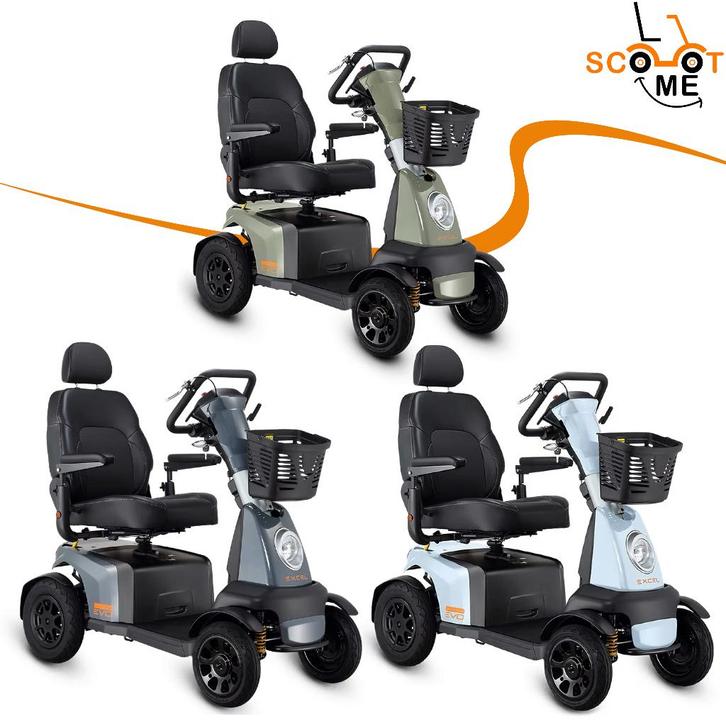 Scootmobiel - Excel Galaxy Plus EVO 4, Diversen, Brommobielen en Scootmobielen, Nieuw, Excel, 46 km of meer, 16 km/u of meer, Ophalen of Verzenden
