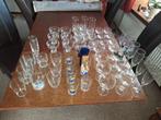 Grote set met diverse soorten glazen, 58 stuks, Ophalen, Gebruikt, Overige typen