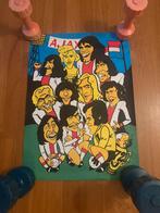 Ajax poster zeldzaam uit 1972. 50 x 70 cm, Ophalen of Verzenden, Zo goed als nieuw, Ajax, Poster, Plaatje of Sticker