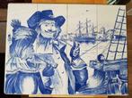 12 Tegeltjes voostelling. Handpainted, Antiek en Kunst, Antiek | Wandborden en Tegels, Ophalen of Verzenden