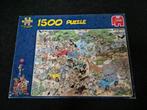 Jan van Haasteren 1500 de safari, Hobby en Vrije tijd, Denksport en Puzzels, Ophalen, 500 t/m 1500 stukjes, Zo goed als nieuw