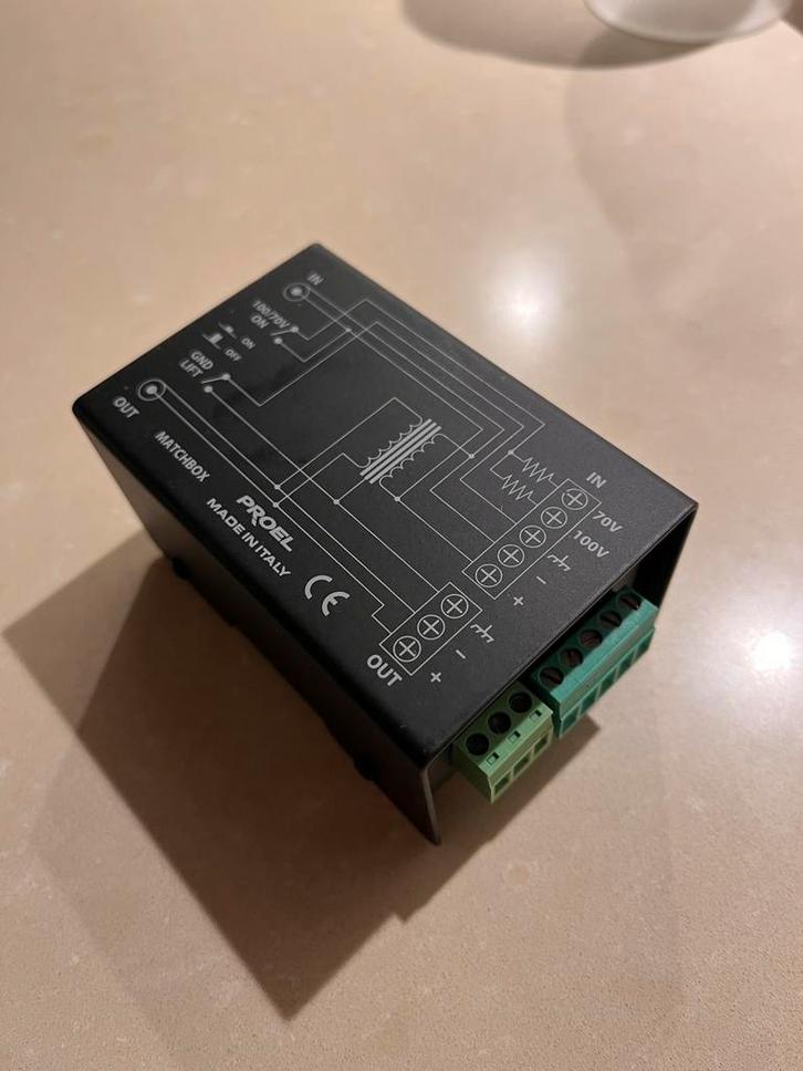 PA Matchbox - Proel (2 stuks), Muziek en Instrumenten, Mengpanelen, Zo goed als nieuw, Minder dan 5 kanalen, Microfooningang, Ophalen of Verzenden