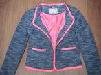 RETOUR geweldig mooi blauw / wit / roze jasje / blazer 152, Meisje, Ophalen of Verzenden, Zo goed als nieuw, Retour