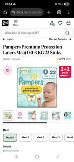 4x Pampers Premium Protection Maat 0, Ophalen of Verzenden, Zo goed als nieuw, Zwangerschap en Bevalling