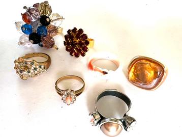 7 vintage ringen beschikbaar voor biedingen
