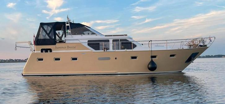 Zeer mooie Hemmes Kruiser 1300 AK Boeg/Hekschroef, Watersport en Boten, Motorboten en Motorjachten, Gebruikt, Staal, 12 meter of meer