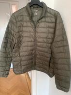 Donsjack heren kaki kleurast maal L merk No Label, Maat 52/54 (L), Ophalen of Verzenden, Zo goed als nieuw, Groen