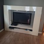Tv kast met vakken en valklep, Ophalen, Overige materialen, Gebruikt, 100 tot 150 cm