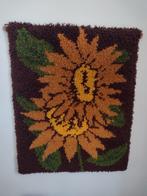 Vintage Wandkleed met zonnebloemen., Ophalen of Verzenden