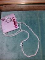 Setje kindersieraden parel met kruisje, Ophalen of Verzenden, Nieuw, Ketting