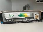 New ray m.a.n f 2000. Tankoplegger bp  ovp 1:43, Hobby en Vrije tijd, Modelauto's | 1:50, Ophalen of Verzenden, Zo goed als nieuw