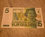 5 Gulden Vondel II 1973 UNC Biljet, Postzegels en Munten, Bankbiljetten | Nederland, Verzenden, 5 gulden, Los biljet