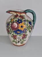 handgeschilderde karaf, kruik van Rigo, Antiek en Kunst, Curiosa en Brocante, Verzenden