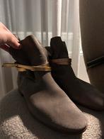 Mooie chique franse laarsjes suede, Sokken en Kniesokken, Zwart, Ophalen of Verzenden, Zo goed als nieuw