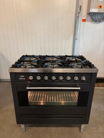 Prachtige Boretti 6 pits fornuis - 90 cm beschikbaar voor biedingen