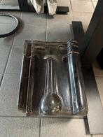 Kruispan Zwart Metallic - Dakpannen 80 stuks, Ophalen, Gebruikt, Steen of Klei, Zwart