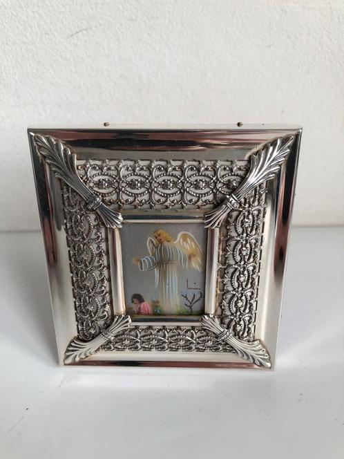 Vintage 800 zilveren Fotolijst Engel, Antiek en Kunst, Antiek | Woonaccessoires, Ophalen of Verzenden