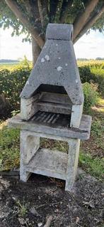 Betonnen tuin-bbq, Ophalen, Gebruikt