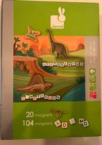 Janod magneetboek dinosaurussen, Kinderen en Baby's, Speelgoed | Educatief en Creatief, Ophalen of Verzenden, Zo goed als nieuw