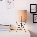2x Brilliant Atami nachtlampen zwart – modern E14 set, Huis en Inrichting, Lampen | Tafellampen, Ophalen, Zo goed als nieuw, Metaal