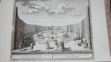 71 Velzen het Huis van de rechter zijde Kopergravure18e eeuw beschikbaar voor biedingen